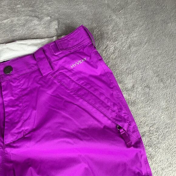 The North Face Snow Pants Girls Medium 10/12 Purple HyVent EZ Grow Ski - Picture 9 of 16